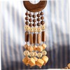 Gatuida 50Pcs Beads for DIY Crafts Round Craft Wood Beads