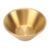 304 Stainless Steel Salad Bowl Double Layer Metal Round Bowl