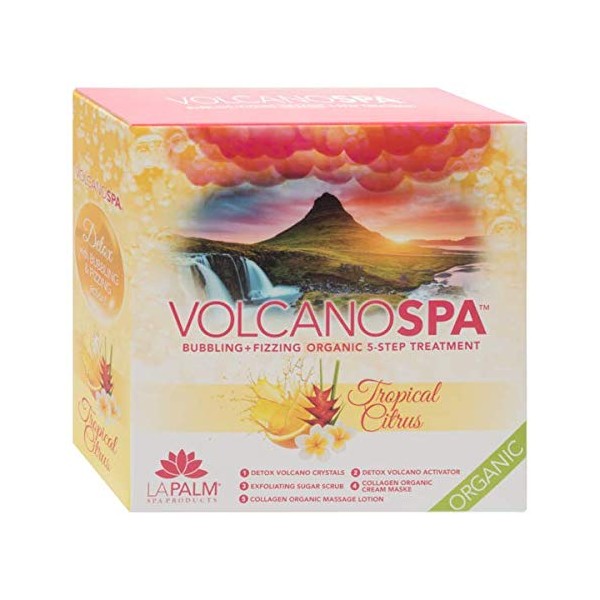 La Palm Volcano Spa 5 Step Pedicure Kit (Tropical Citrus)