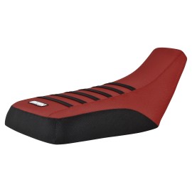 Honda 2000-2006 Honda TRX Rancher 350 Gripper Seat Cover  BLACK/MAROON/BLACK #355