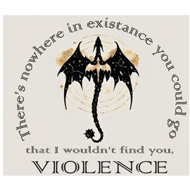 AK- Pack of 2 | Fourth Wing Sticker Dragon Rider Sticker Bookish Book Lover Reading Sticker Funny Vinyl Stickers for Laptop | Tablet | Car | Truck | Any Smooth Surface: Size 5 inches