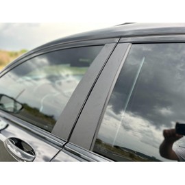 Matte Black Pillar Posts Textured (B Pillars) Covers for for Dodge Charger 2011-2021