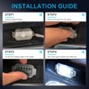 litzland LED License Plate Light Tag Light Compatible with Mazda