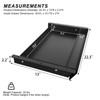 Gaxomo Large Under Desk Mounted Sliding Drawer with Pencil Tray