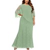 Formal Dress Women Wedding Guest Plus Size Sage Green Mother