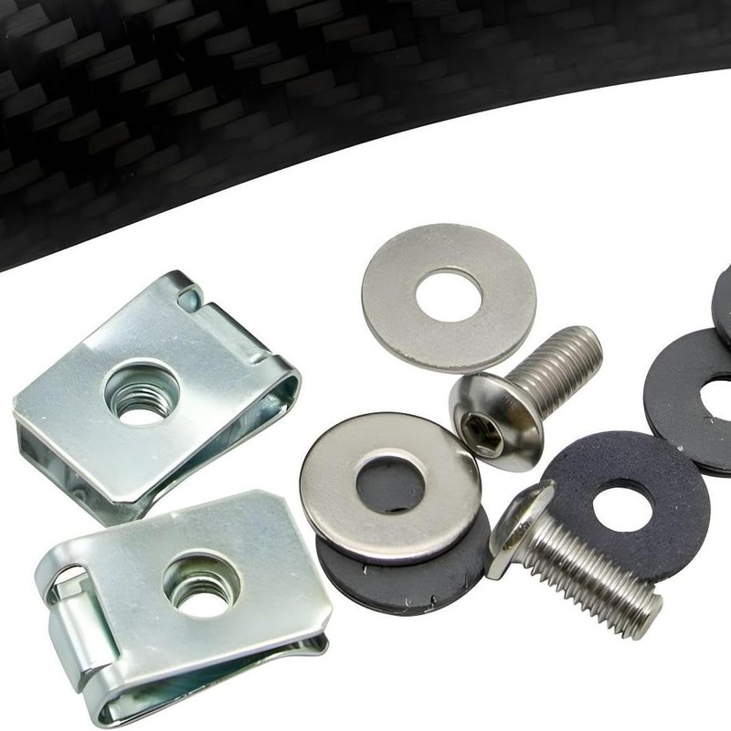 LeoVince Heat Shield Replacement Part Set Exhaust System Carbon for