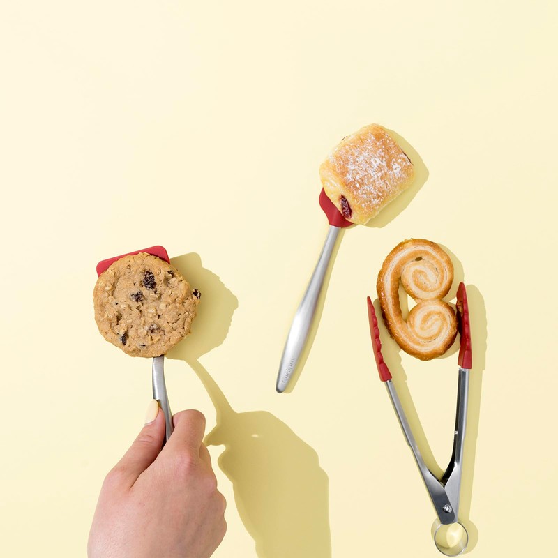 Cuisipro Piccolo 8" Silicone Turner, Red