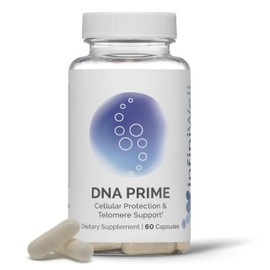 InfiniWell InfiniWell DNA Prime Cellular Protection & Telomere Support, 60 Capsules (30 Day Supply), Cell Function and Aging Support Dietary Supplement, NMN Alternative with AC-11 Cat's Claw Extract