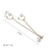 Aneneiceera Boho Pearl Ear Cuff Threader Earrings Studs Gold Tiny