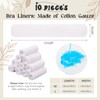 Toulite 10 Pcs 6 Layer Bra Liner Sweating, Cotton Sweat