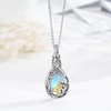 CHENGHONG Cat Necklace 925 Silver Cat Pendant Cat Jewellery Cat