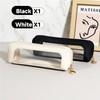 2 Piece Pencil Bag PU Pencil Bag Waterproof Transparent Pencil
