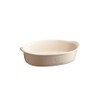 Emile Henry Small Oval Baking Dish, Ceramic, eh799050Â 27Â x 17.5Â x 7Â cm, Ceramic, Slate, 27,5 x 17,5 x 7 cm