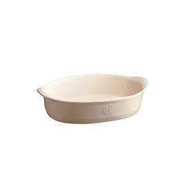 Emile Henry Small Oval Baking Dish, Ceramic, eh799050Â 27Â x 17.5Â x 7Â cm, Ceramic, Slate, 27,5 x 17,5 x 7 cm