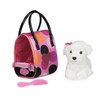 Pucci Pups – Bichon Frisé Stuffed Puppy with Colorful Polka
