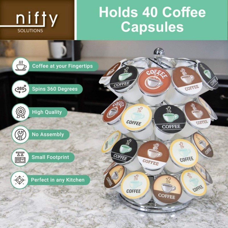 Nifty K Cup Holder – Compatible with K-Cups, Coffee Pod