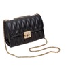 Quikaboo Women's Shoulder Bag, Crossbody, PU Leather, Chain, Small, Mini,