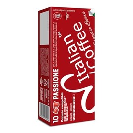 Italian Coffee for Espresso Lovers capsules compatible with Nespresso Original Line machines, Regular pods (100 Count (Pack of 1), Passione Regular)