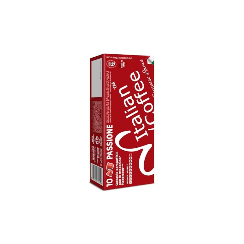 Italian Coffee for Espresso Lovers capsules compatible with Nespresso Original