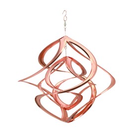 Red Carpet Studios Cosmix Copper Double Wind Sculpture, Small (31058), 14 Inch