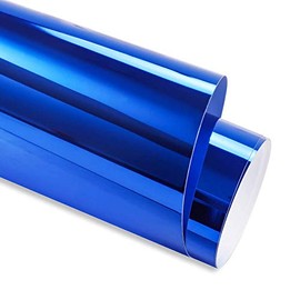 Holographic Chrome Blue Vinyl Permanent Adhesive Vinyl Roll 1ftx6ft,Blue Vinyl Crafts, Silhouette, Expressions, Cameo, Decal, Signs, Stickers