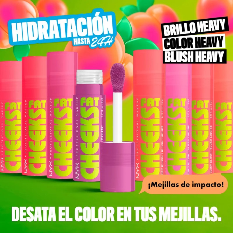 Rubor Líquido Fat Cheeks Nyx Professiona