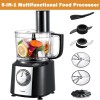 Tieasy 10 Cup Food Processor 600W Multifunctiona