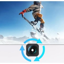 CERFFOOL 155° FOV Ultra Wide Angle Lens for GoPro Hero 13 BLACK 12 Mini 11 10 9 Waterproof Anti Shake Horizontal Lock HD Optical Glass for Action Camera Lens Accessories