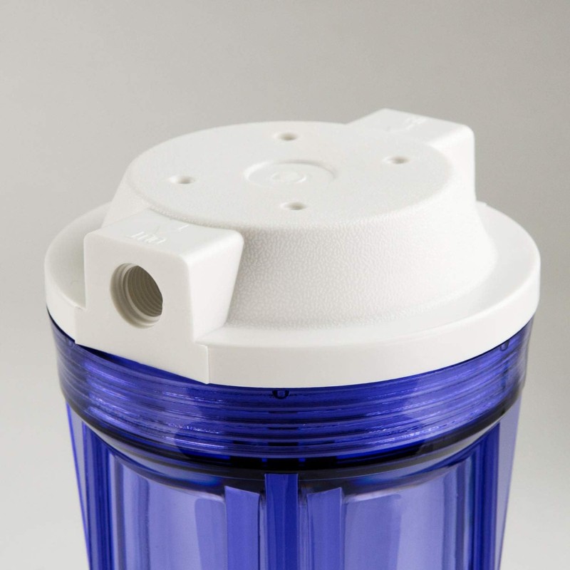 iSpring HC12X2 1/4'' Water Filter Housing Clear for Reverse Osmosis