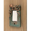 Top Brass Large Octopus/Kraken Electrical Cover Wall Plate Bronze/Verdigris Finish