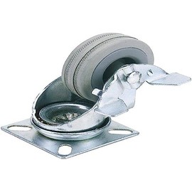 Draper 65479 100 mm-Diameter Rubber Castor Plate Fixing