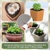 Newtay 4 Pcs 16'' Plant Pot Grid Soil Protector Covers