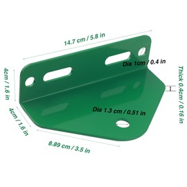 Heavy Duty Universal Zero Turn Mower Trailer Hitch with Bolts and Strong Magnet Trailer Gate Pin -1/2'' Trailer Hitch Mount Green (Pack of 1)