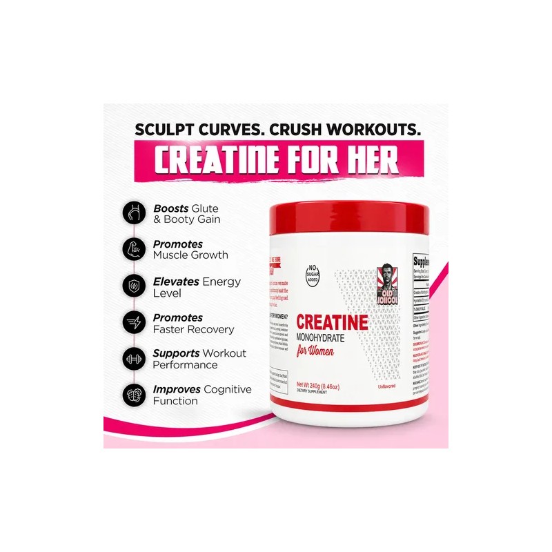 Creatine Monohidratada Para Mujeres | 240g