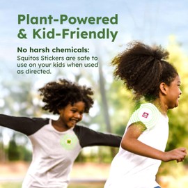 BugMD Squito Stickers Mosquito Repellent Patch Stickers for Kids (78 Stickers), Safe & Effective Insect Repellent Patches for Toddlers, Kids, Camping, Beach & Outdoor Essentials