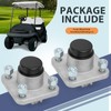 2Pcs Front Wheel Hub Assembly & Bearings Compatible with Club
