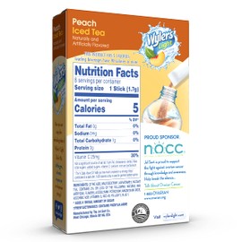 Wyler's Light Peach Iced Tea Singles To Go Drink Mix, 8 CT