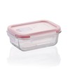 Tescoma Jar 0.4 L, Rectangular Freshbox Glass, Assorted, 0.4 Litre