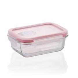 Tescoma Jar 0.4 L, Rectangular Freshbox Glass, Assorted, 0.4 Litre
