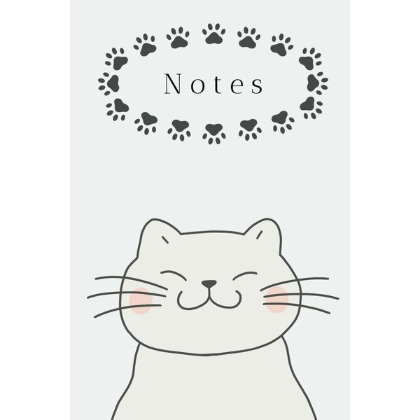  Notes: Kawaii Cat Notebook for All Ages C Perfect