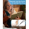 Tobegiga 4X Full Page Magnifying Glass for Reading, Lightweight Rectangular