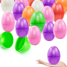 AUFIKR 6 Colour 3.2 Inch Easter Eggs for Filling Treated, Easter Theme Party Favour, Easter Eggs, Basket Stuffers Filler, Classroom Price (12)