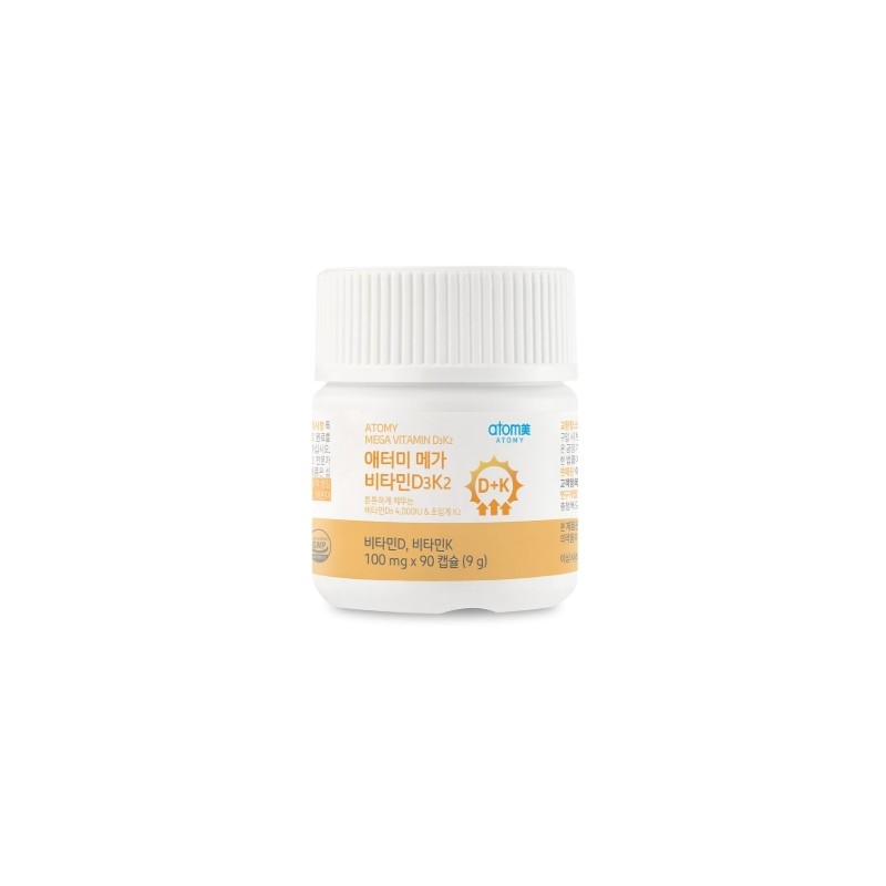 Atomy [Atomy] Mega Vitamin D3K2 (90 capsules, 3 months’ supply)