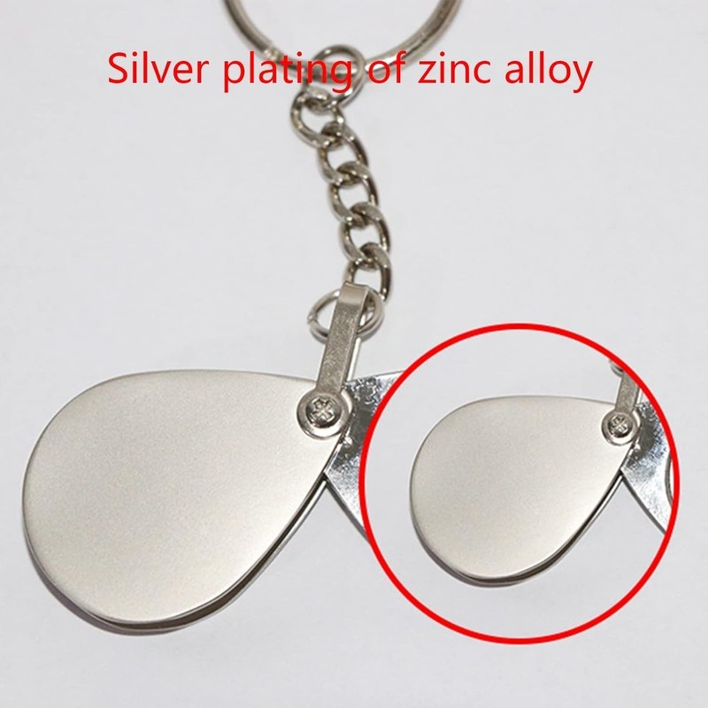 Magnifying Glass with Keychain, 22mm Lens, 20X Pocket Folding Magnifier