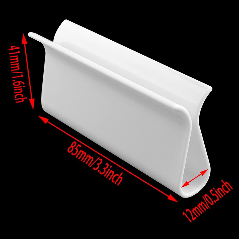 ZZLZX 2PCS Roller Shade Hardware Hem Grips, Roller Blind Sunshade