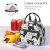 bassyil Cat Insulated Lunch Bag Reusable Lunch Box With Adjustable