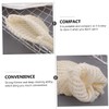 Minkissy 2pcs Sturdy Woven Scrub Gloves Shower Exfoliating Mitts for