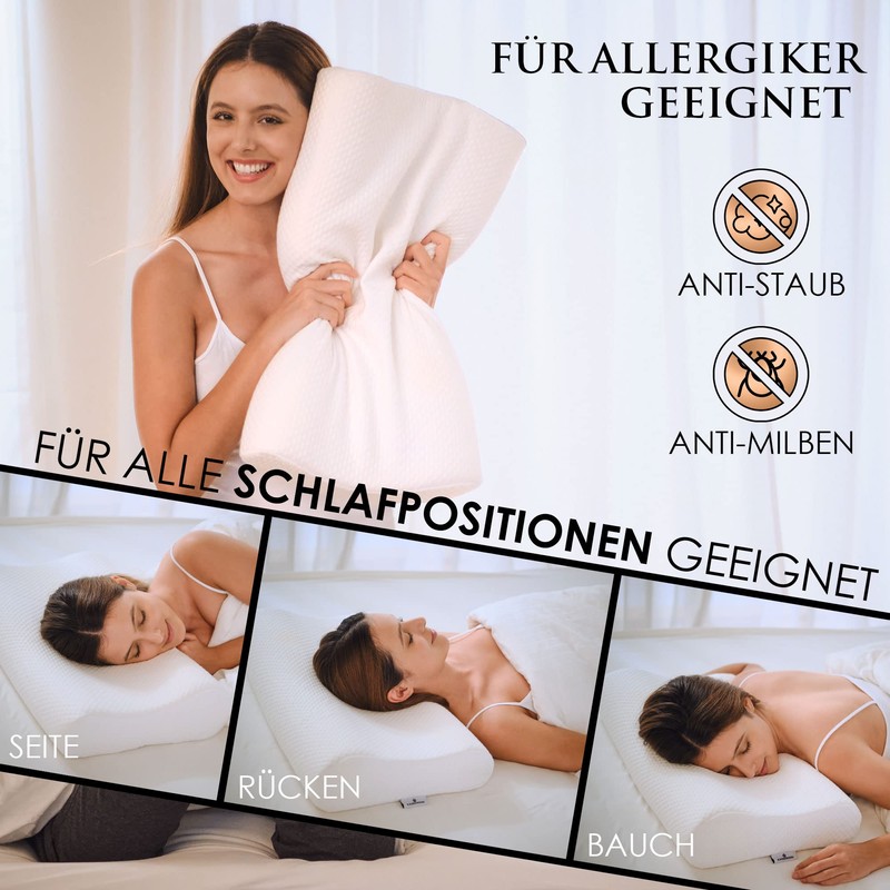 KAISERWERK Replacement Pillow Case – Very Soft and Breathable Made