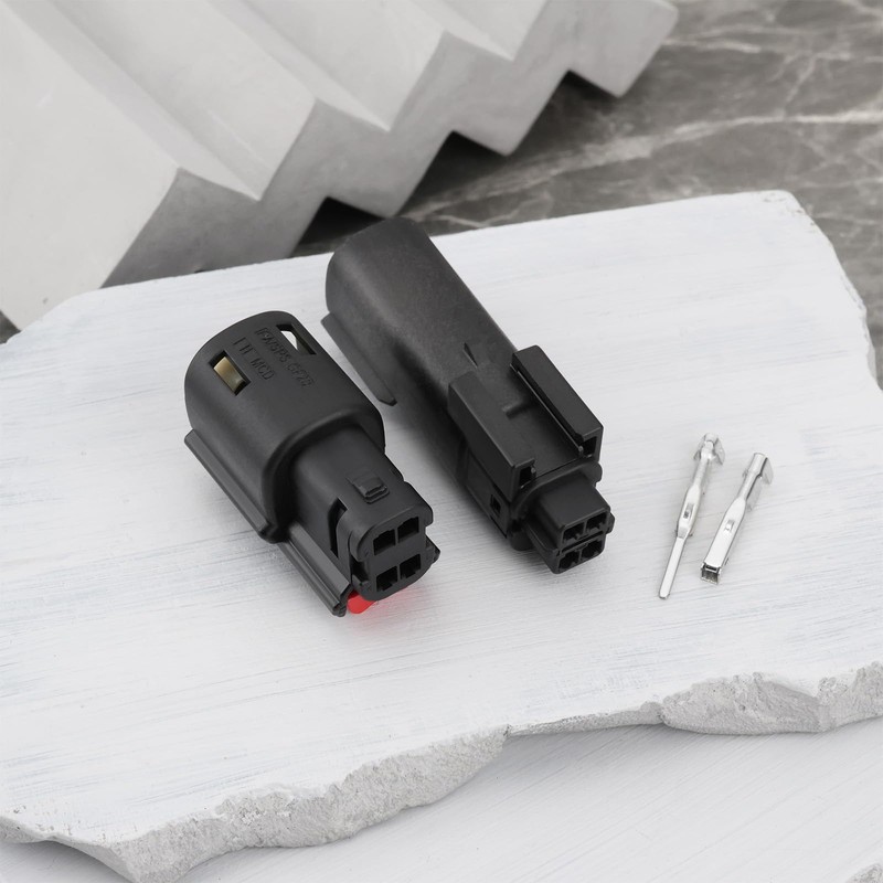 VGOL 1 Set Waterproof 4 Pin Molex Cable Connectors (Male