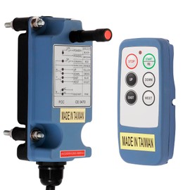 SAGA-L6 Mini Wireless Crane Remote Control for Winch Lifting Electric Hoist Crane Dump Trailer Truck Tail Gate Transmitter 12V 24V Receiver